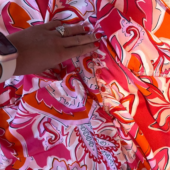 Zara The Carla Scarf Wrap 70s Mini Dress - Picture 4 of 6